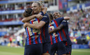 Fridolina Rolfo festeja su gol en la Final de Champions.  (FOTO: EFE)
