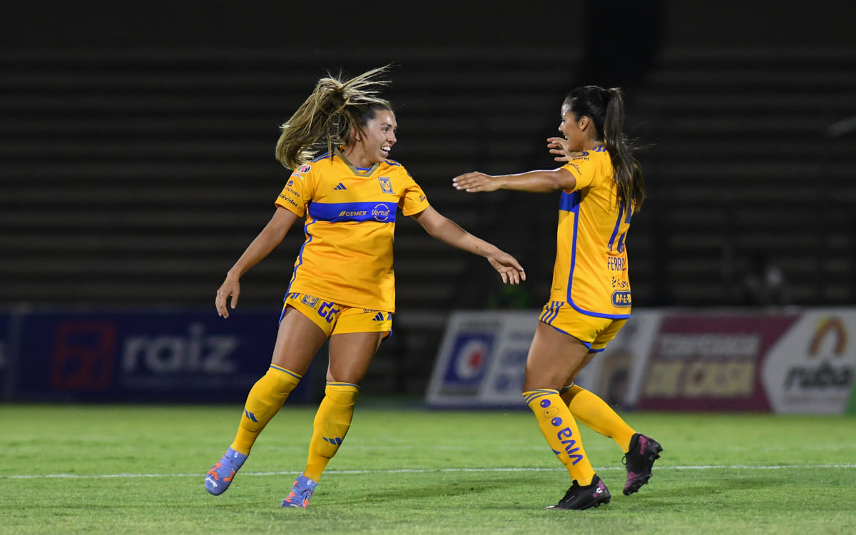 Resumen del partido FC Juárez vs Tigres Femenil (0-4). GOLES