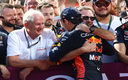Horner felicitó a Checo por su resultado. (Reuters)