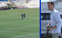 Canales estuvo trotando en la cancha del BBVA. (Foto: Especial)