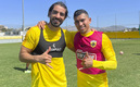 Pizarro y Orbelín, juntos en Grecia. (FOTO: AEK)