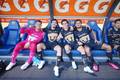 Trigos posa con sus compañeros de Pumas (Imago7)