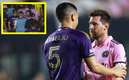 Messi y César Araújo tuvieron varios roces (AFP | Twitter)