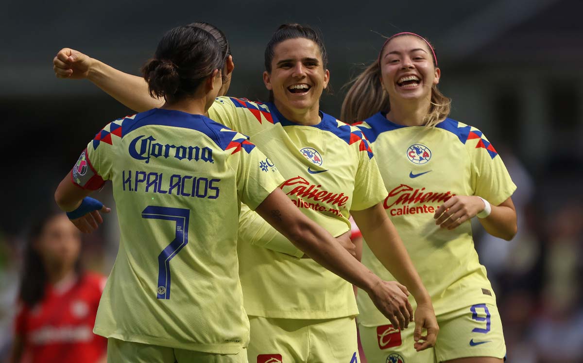 Resumen del partido Am rica Femenil - Aguilas Goleadoras En El Azteca 