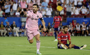 Lionel Messi celebra su anotación ante Dallas. FOTO: Reuters.