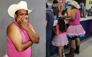 Eleazar junto a su pequeña en el cine. (Fotos. Facebook Eleazar Rodríguez Hernández)
