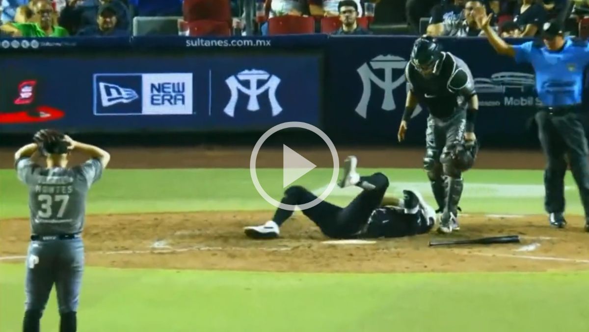 José Cardona recibe fuerte golpe en la cabeza con Sultanes | VIDEO
