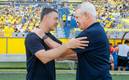 Aguirre con García Pimienta, DT de UD Las Palmas (EFE)