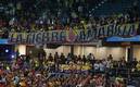 Las jugadoras colombianas no esperaban tal recibimiento de parte de sus aficionados. Foto: (EFE)