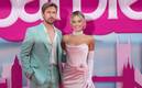 Margot Robboe y Ryan Gosling en la premier de Barbie en Londres (Reuters)