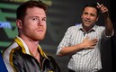 El Canelo Álvarez y Óscar de la Hoya no terminaron bien su relación laboral. FOTOS: Mexsport.
