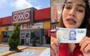 Una cajera de Oxxo fue estafada con billete de '520 pesos' (Google | TikTok @duaaalupita)