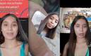 La chicas mostró su INE para validar que Aguidame es su nombre real. Foto: (Especial)
