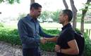 El entrenador de la selección Mexicana se tomó un tiempo para charlar con Fernando Hierro. Foto: (Chivas)