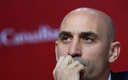 Rubiales en rueda de prensa. (AFP)