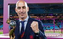 Luis Rubiales tras ganar Copa Mundial Femenil  (Foto: EFE)