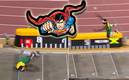 Carey McLeod tuvo un error antes de dar su salto y le costó un doloroso aterrizaje. Foto: (Especial)