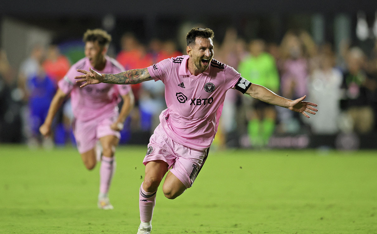 Messi anotó en el triunfo del Inter Miami. (FOTO: Reuters)