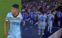 El Brujo estaba fúrico contra el joven zaguero de los celeste por los comentarios que realizó el medio tiempo. Foto: (Especial)