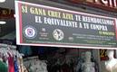 La súper promoción de una tienda de vestidos previo al Cruz Azul vs. América (Foto: mediotiempo)