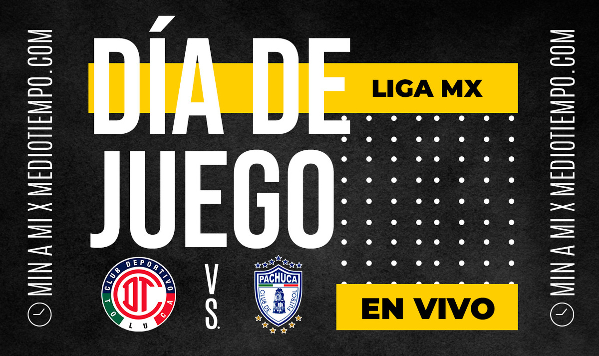 Partido Toluca vs Pachuca HOY EN VIVO. Transmisión GRATIS Liga MX 2023