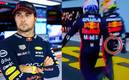 El piloto mexicano fue nalgueado por su coequipero en Monza. Foto: (Especial)