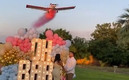 La avioneta se cayó después de pasar por el evento.