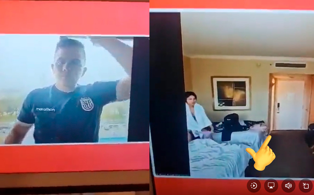 Reportera que fue captada desnuda reaccionó de forma épica