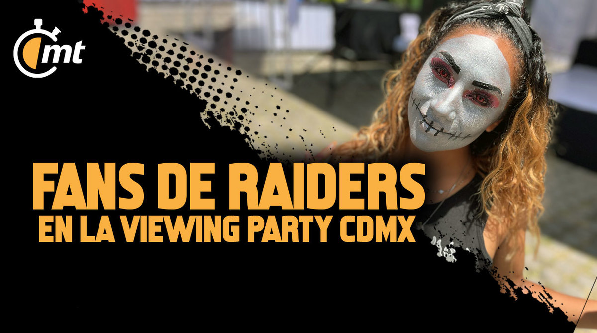Fans de Raiders disfrutaron el primer juego de la temporada en la Viewing Party CDMX