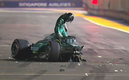 Así quedó el auto de Stroll tras choque. (Foto: F1)