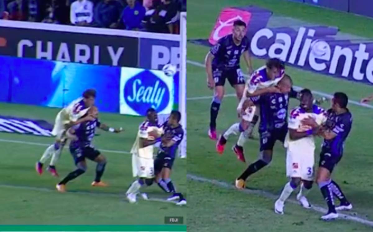 El andino le cometió falta a Gularte antes de que rematara de cabeza para hacer el gol del triunfo. Foto: (Especial)