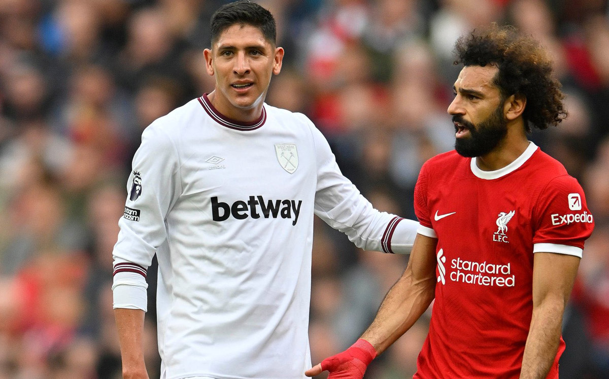 Liverpool goleó 3-1 al West Ham de Edson Álvarez, quien fue amonestado