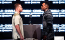Jermell Charlo lució con mayor estatura que Canelo Álvarez. (Foto: Showtime Boxing)