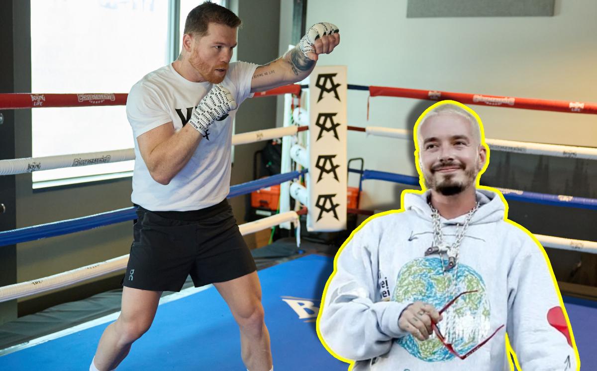 J Balvin bromeó con Canelo antes de su gran compromiso de este sábado (Showtime | Especial)