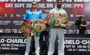 Canelo Álvarez se calentó con Jermell Charlo. (Foto: Showtime)