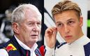 Helmut Marko y Liam Lawson