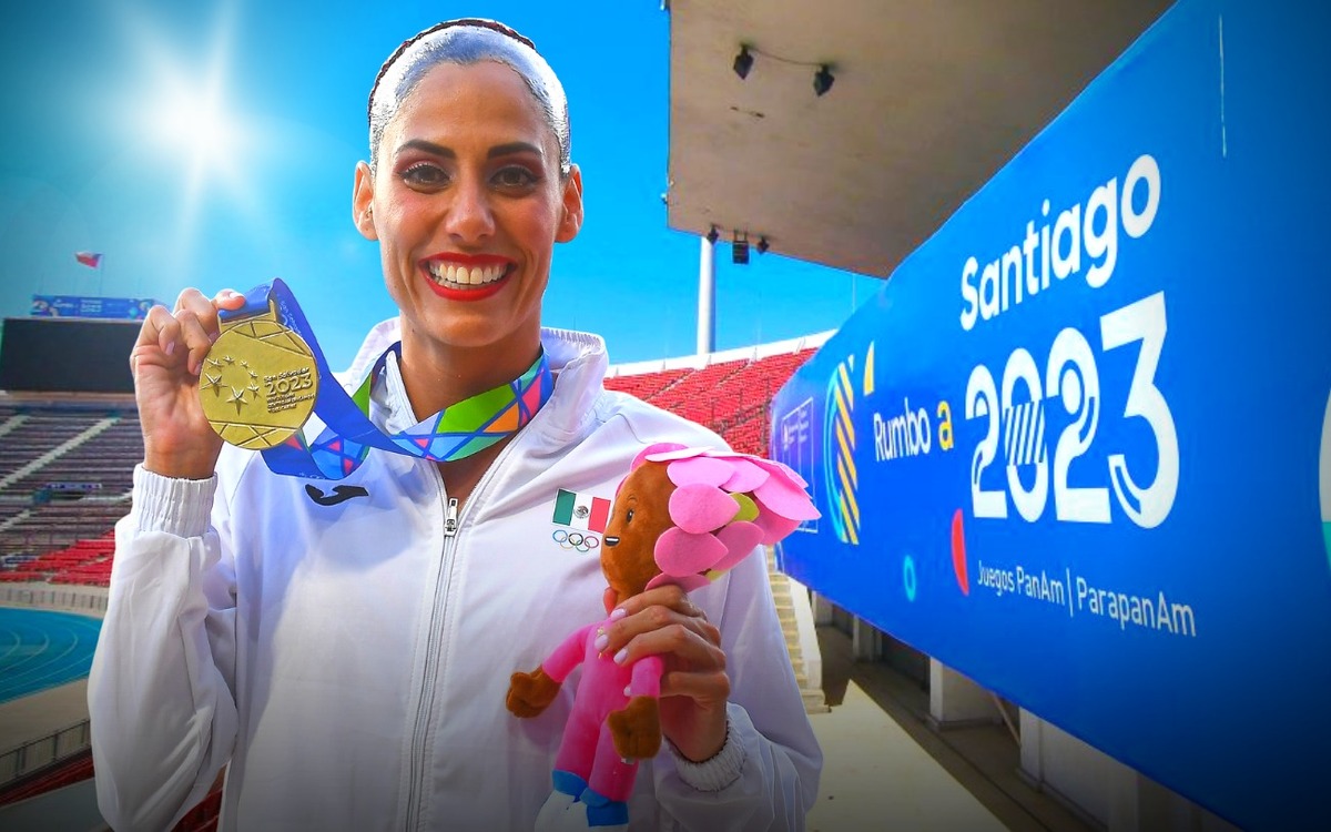 Diosdado pone la vara alta para ella y el equipo de natación artística. (Mexsport)