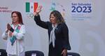 María José Alcalá durante el abanderamiento para los Centroamericanos (Foto: Imago7)