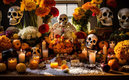 El altar de muertos se coloca desde el 27 de octubre.
