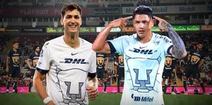 Dinenno y Fernández compiten por la titularidad en Pumas. (Imago7)