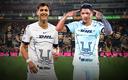 Dinenno y Fernández compiten por la titularidad en Pumas. (Imago7)