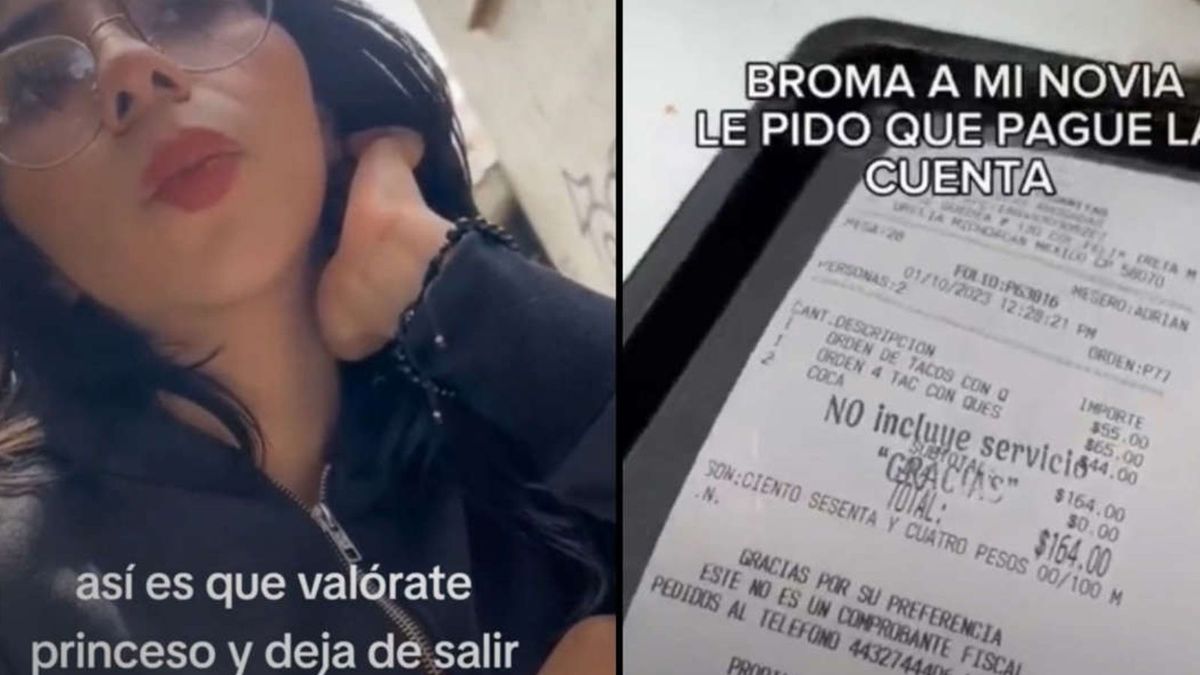 Mujer exige a su novio pagar cuenta de restaurante y llueven criticas