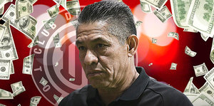 Ambriz estuvo como DT de los Diablos hasta octubre de 2023 (MexSport).