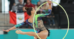 La gimnasia rítmica se colocó en zona de medallas. (Foto: Heuler Andrey/Santiago 2023 via Photosport)