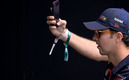 Checo Pérez tuvo un buen sábado en Sao Paulo. (Foto: AFP)