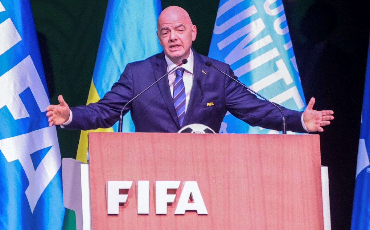 Gianni Infantino, presidente de la FIFA, durante una sesión del organismo. (Foto: Reuters)