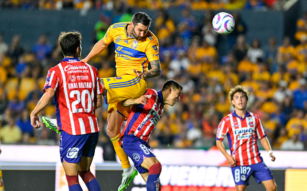 Resumen del partido Tigres vs Atlético San Luis (2-2). GOL| Mediotiempo