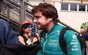 Fernando Alonso en el GP de Brasil 2023. (Reuters)