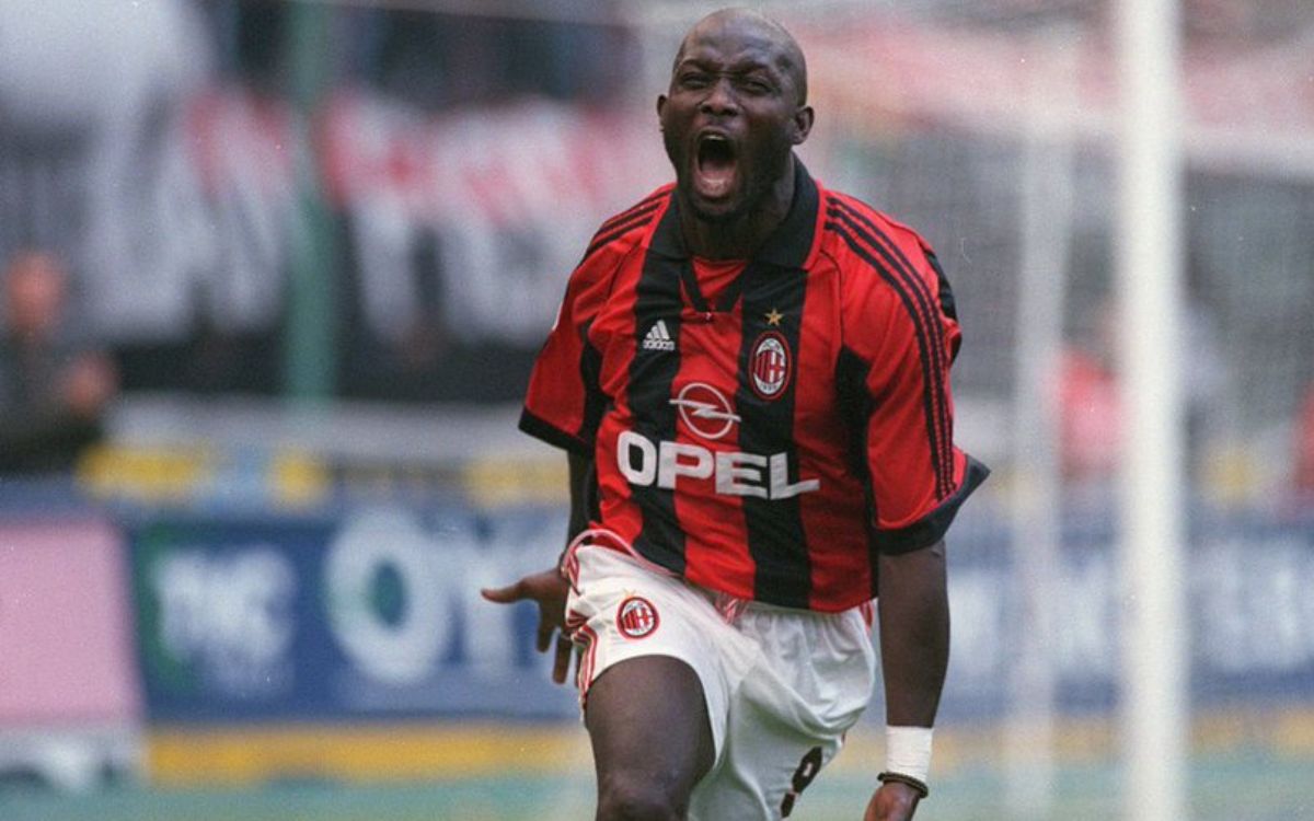 Carte Promo Diadora – George Weah (AC Milan) – Serie A – Near Mint