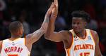 Atlanta Hawks terminó con el invicto de los Milwaukee Bucks (AFP)